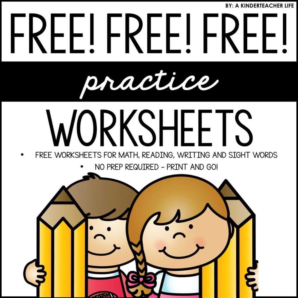 Free No Prep Practice Worksheets 