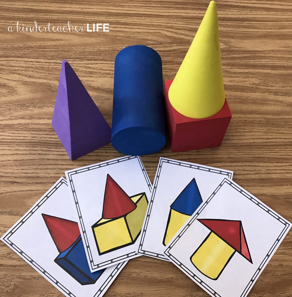 12 Hands-on shape activities. Activities include sorting shapes by attributes, building shapes with play dough, building shapes using positional words, writing a shape book and riddles and puzzles