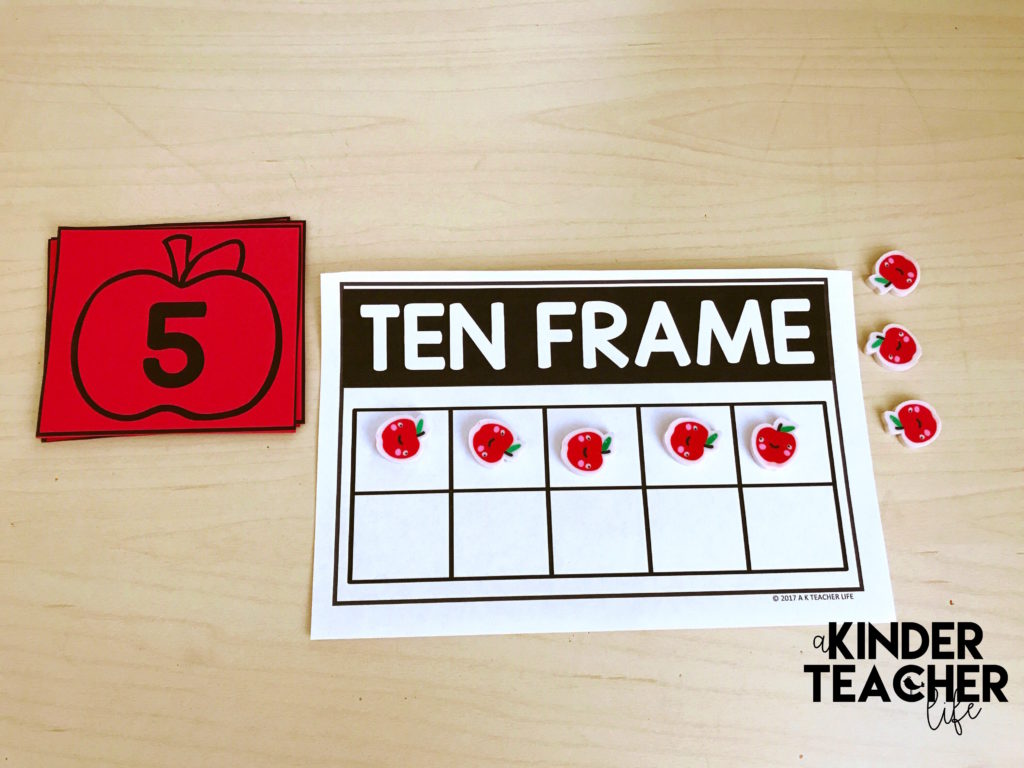 Ten Frame and number card