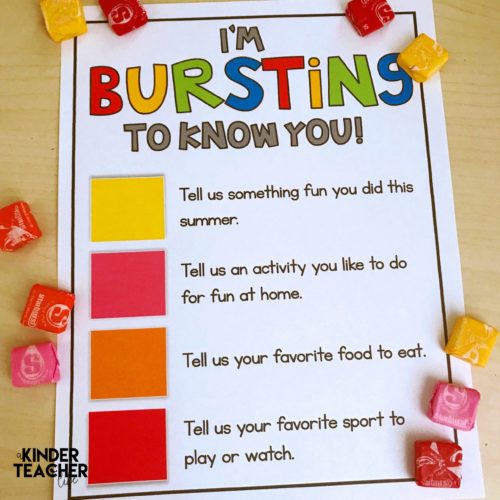 10 Must-Dos on the First Day of School - A Kinderteacher Life