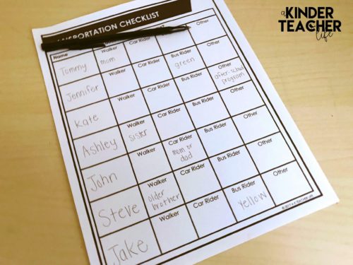 10 Must-Dos on the First Day of School - A Kinderteacher Life