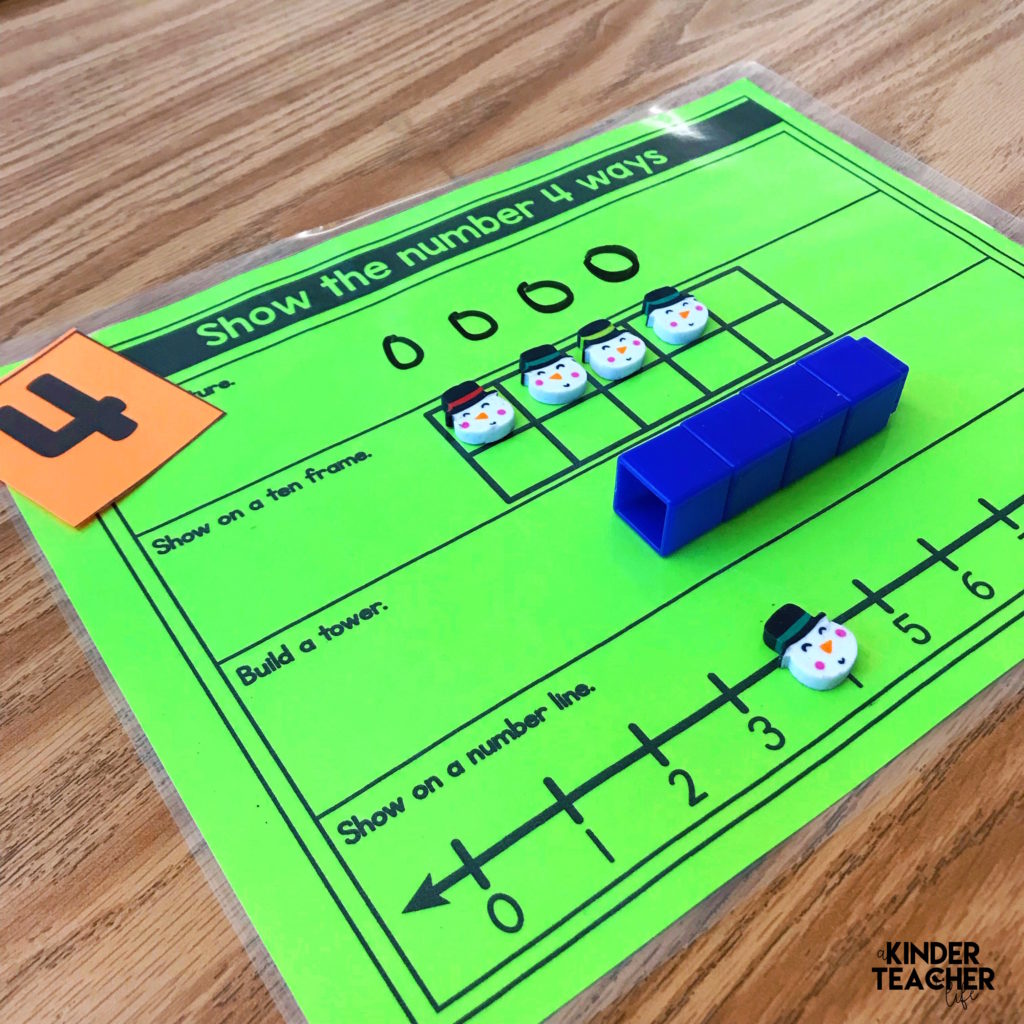 Show Me 4 Ways -  Number Sense Math Game for Primary Students 