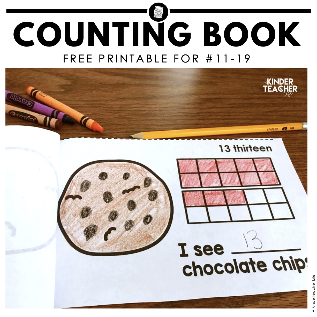 Teen Numbers Counting Book (Freebie Included!)