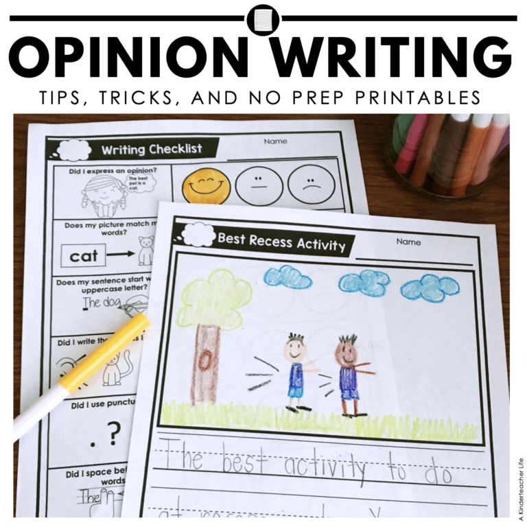 How to Teach Opinion Writing