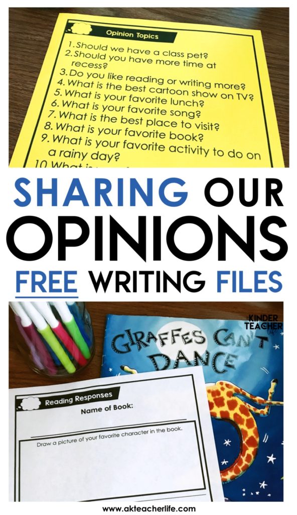 Do you need new ideas to teach opinion writing? Read this blog post to get free printables and ideas to get your students sharing their opinions.