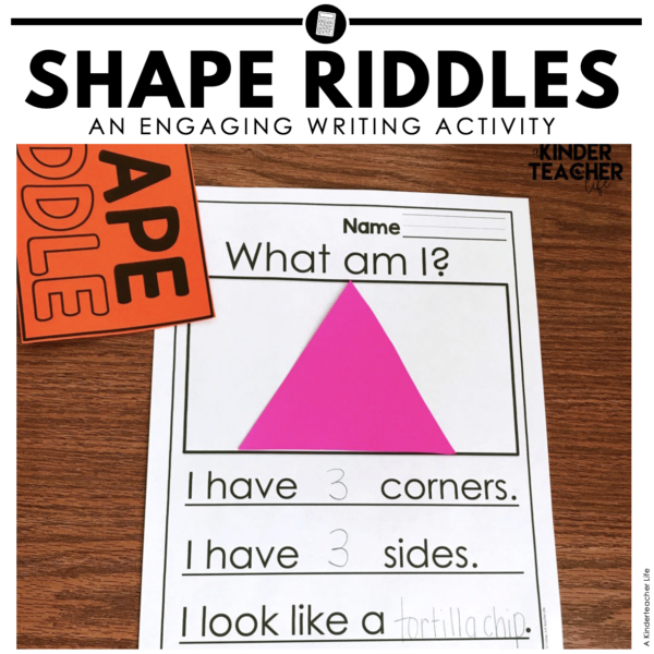 Boxed Writing Riddle Worksheet Writing Narratives (Free Writing Template Included!) - A Kinderteacher Life