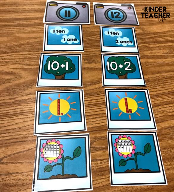 Decomposing numbers into ten and some ones