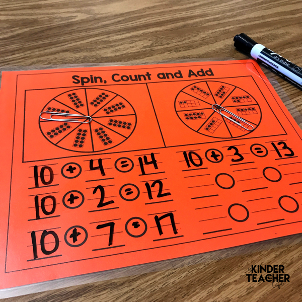 Decomposing numbers into ten and some ones 