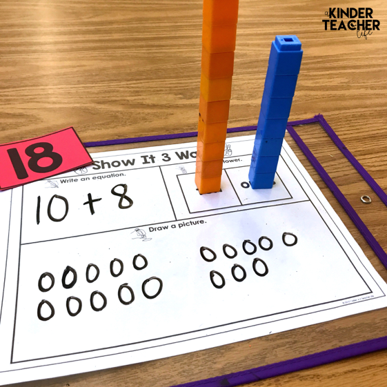 Decomposing numbers into ten and some ones 