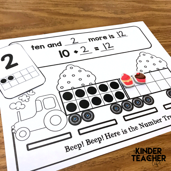 Decomposing numbers into ten and some ones 