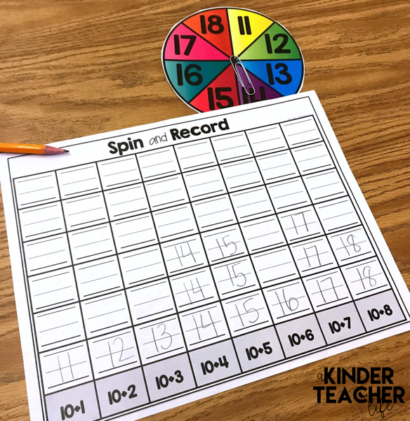 Decomposing numbers into ten and some ones