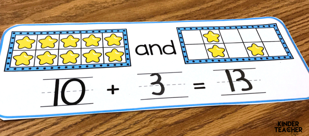 Decomposing numbers into ten and some ones