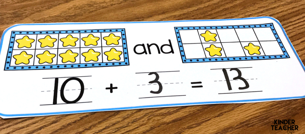 Decomposing numbers into ten and some ones 