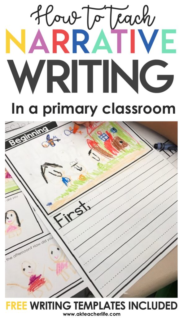 How to teach narrative writing in a primary classroom