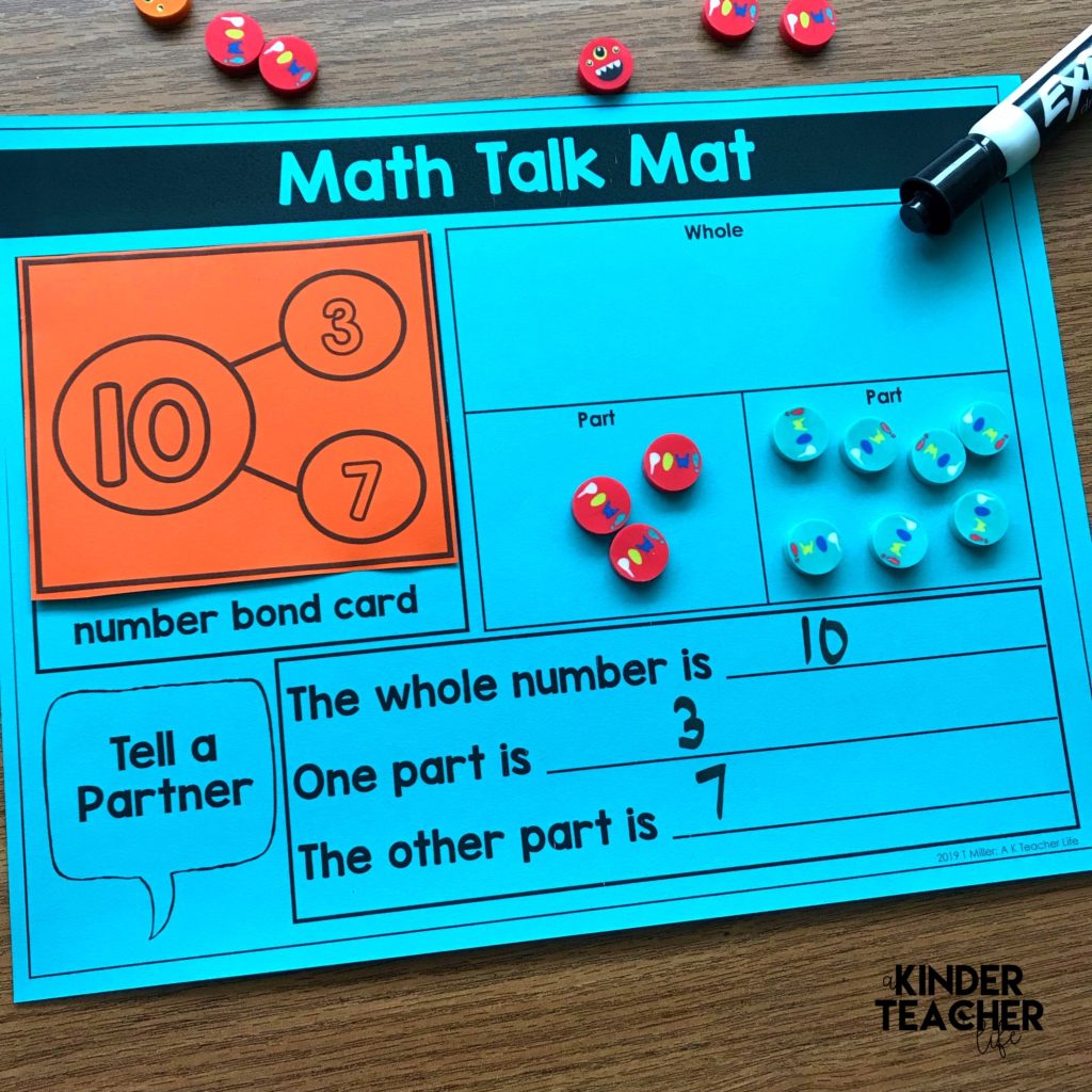 Decomposing numbers between 5 and 10 using hands-on, engaging games and activities. Students will practice decomposing a number in more than 1 way, finding the number that makes 10 and solve word problems. 