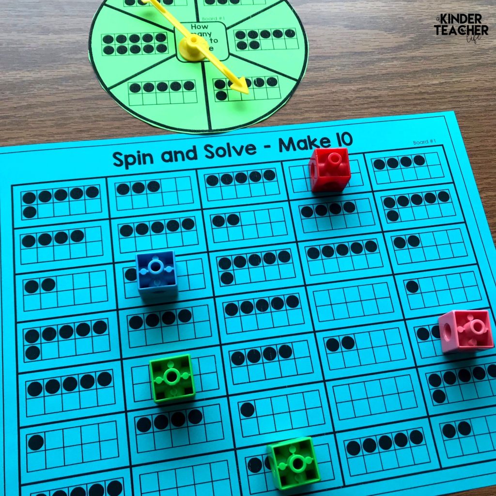Decomposing numbers between 5 and 10 using hands-on, engaging games and activities. Students will practice decomposing a number in more than 1 way, finding the number that makes 10 and solve word problems. 