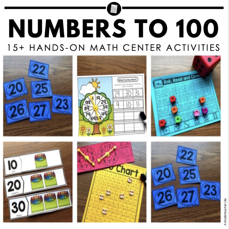 Counting to 100 Kindergarten Math