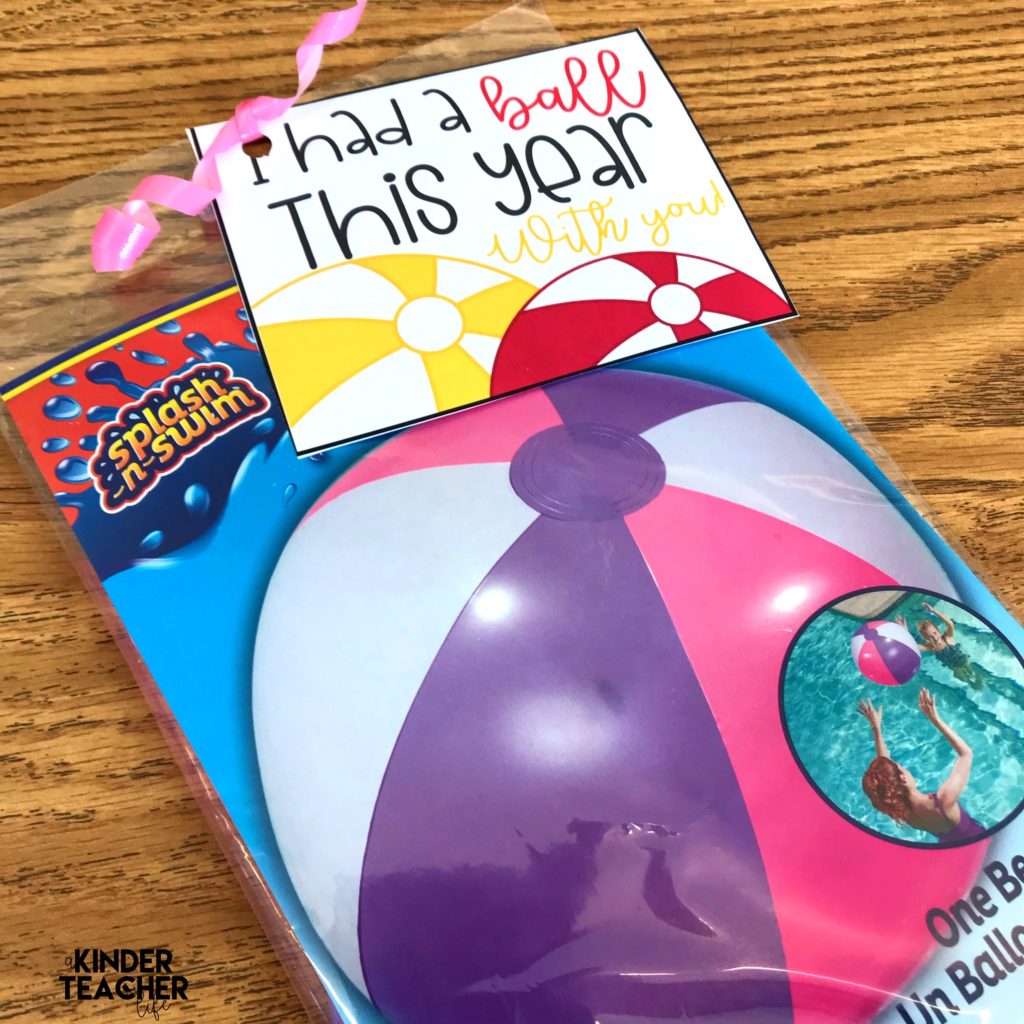 Free end of the year gift tags for students presents! 
