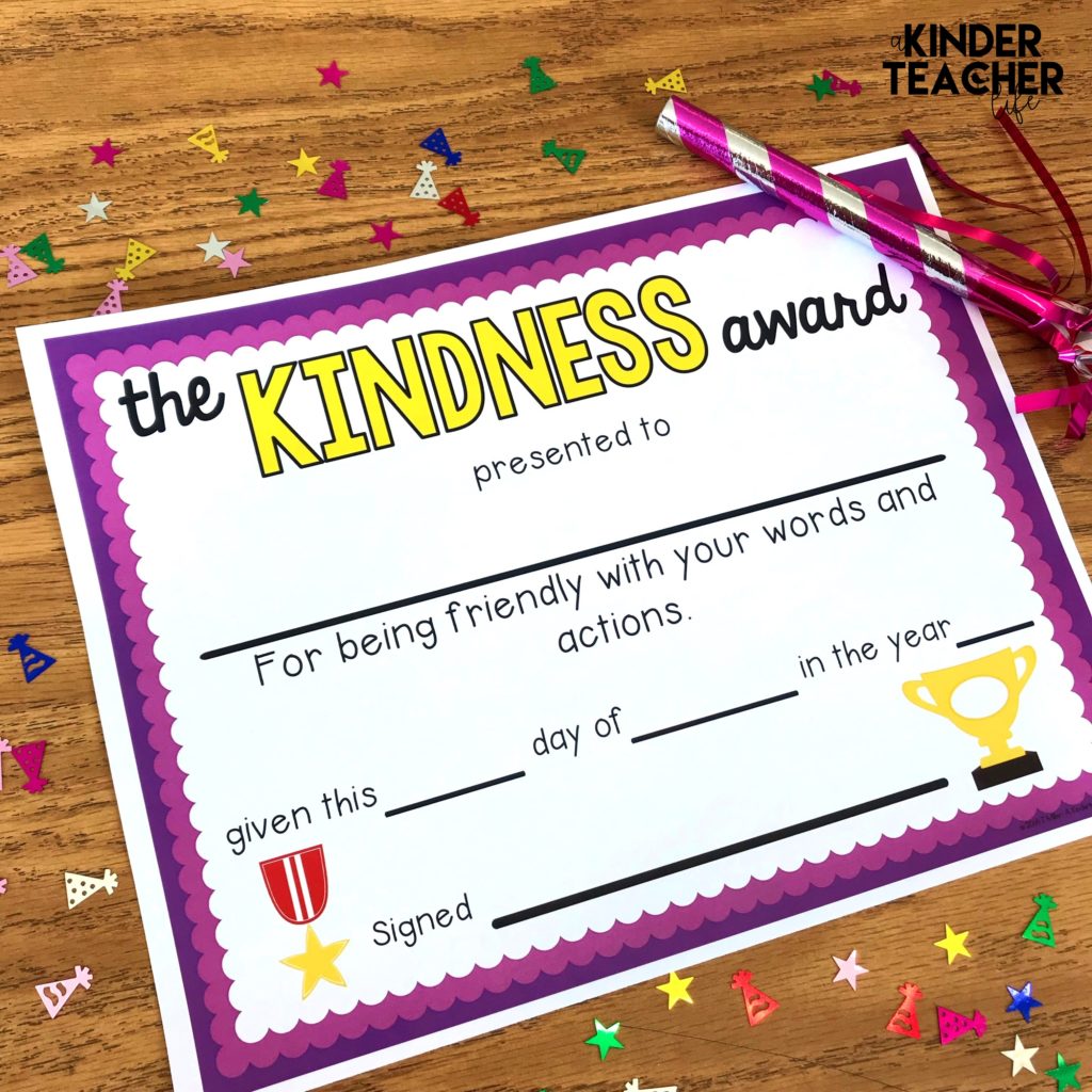 These are great awards to give students monthly or at the end of the year to celebrate their good character! Students will appreciate you acknowledging their positive character traits! 
