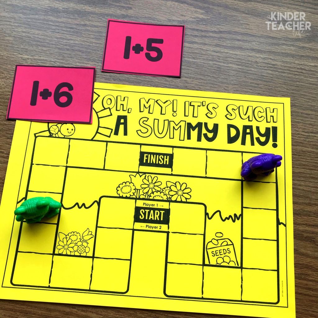 Hands-on math center activities for teaching one more, one less! Let students explore adding 1 and taking away 1 by playing partner games, building with manipulatives and acting out word problems.  These activities are perfect for small group instruction or math center activities. 