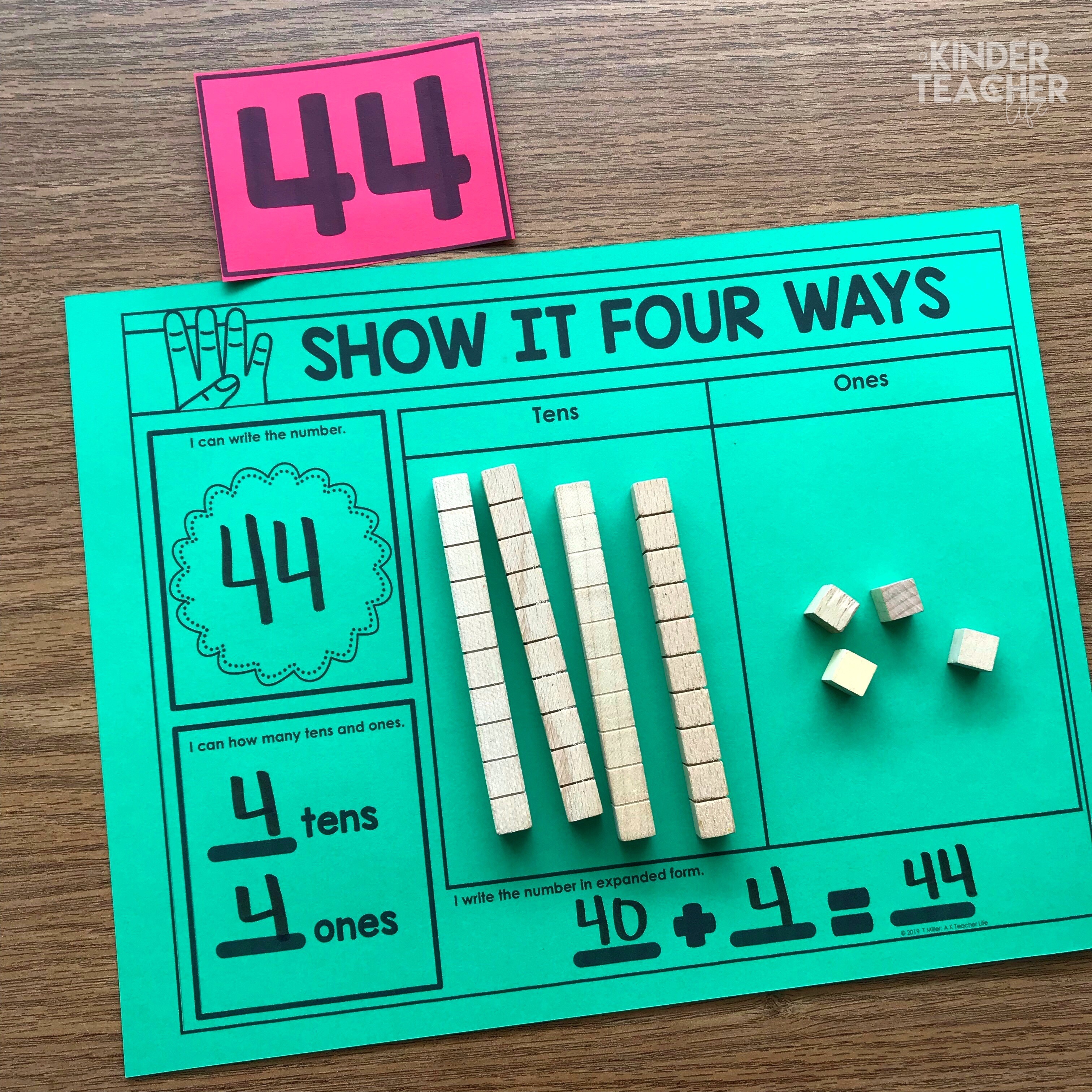 Place Value Math Center games  for first graders! 22 hands-on math center activities that will teach students how to write, model and draw 2-digit numbers using tens and ones. 