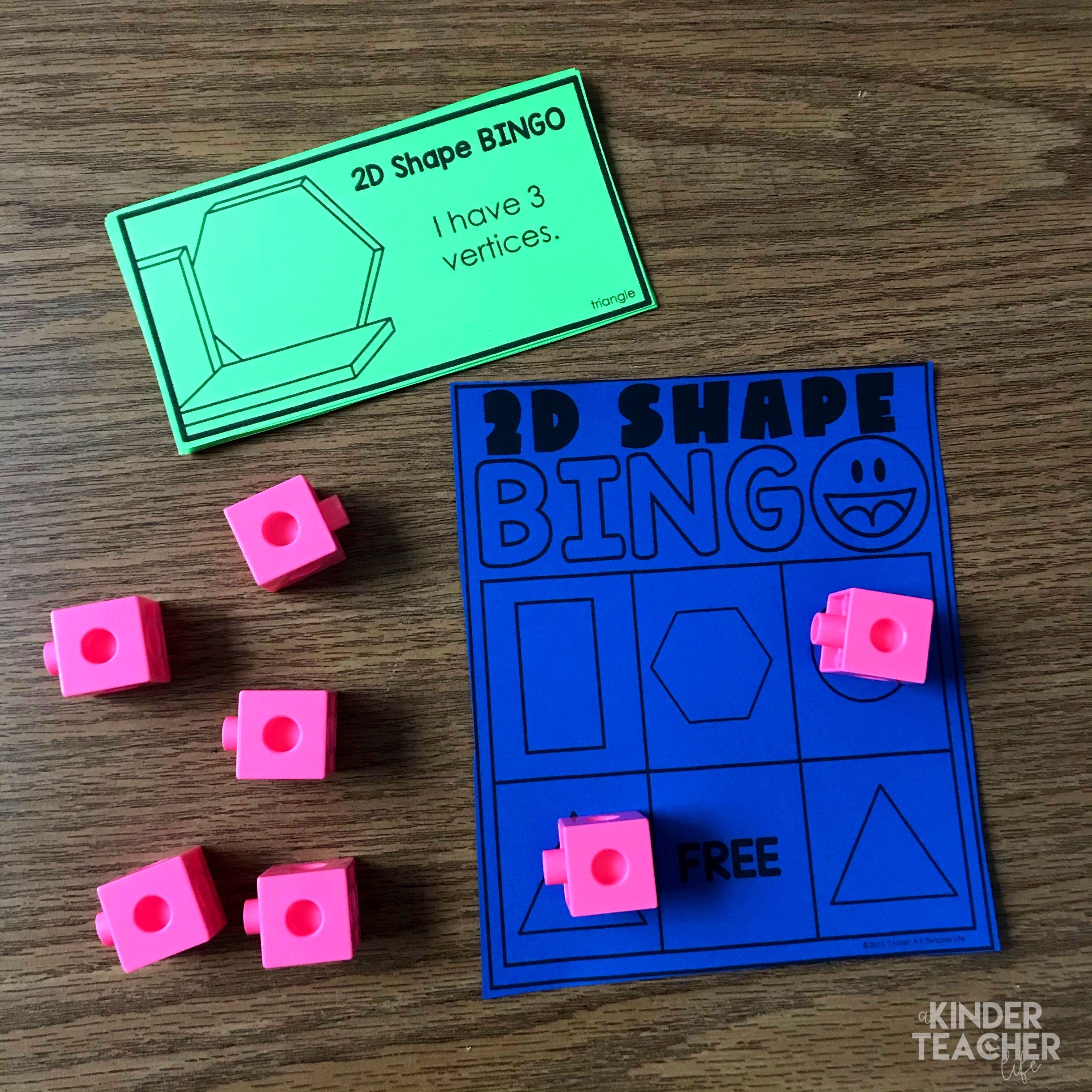 2D Shape BINGO