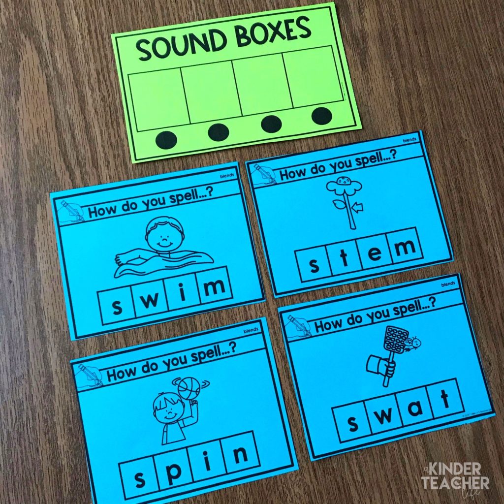 Sound Boxes for small group phonics 