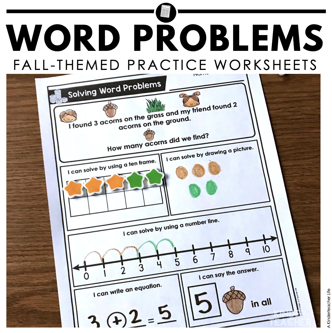 Word Problems for the Fall (And Freebie!)