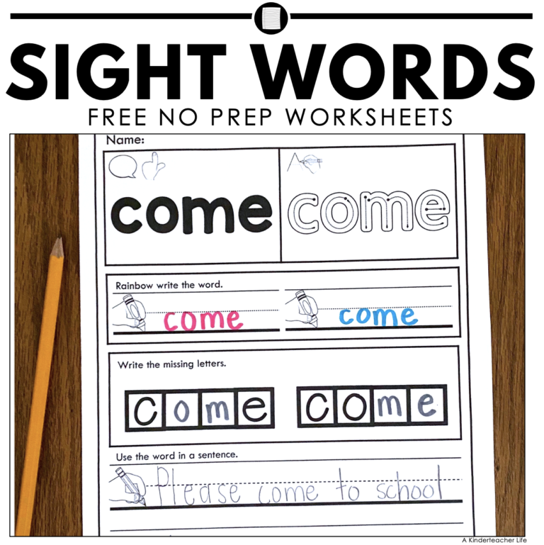 How to Introduce Sight Words