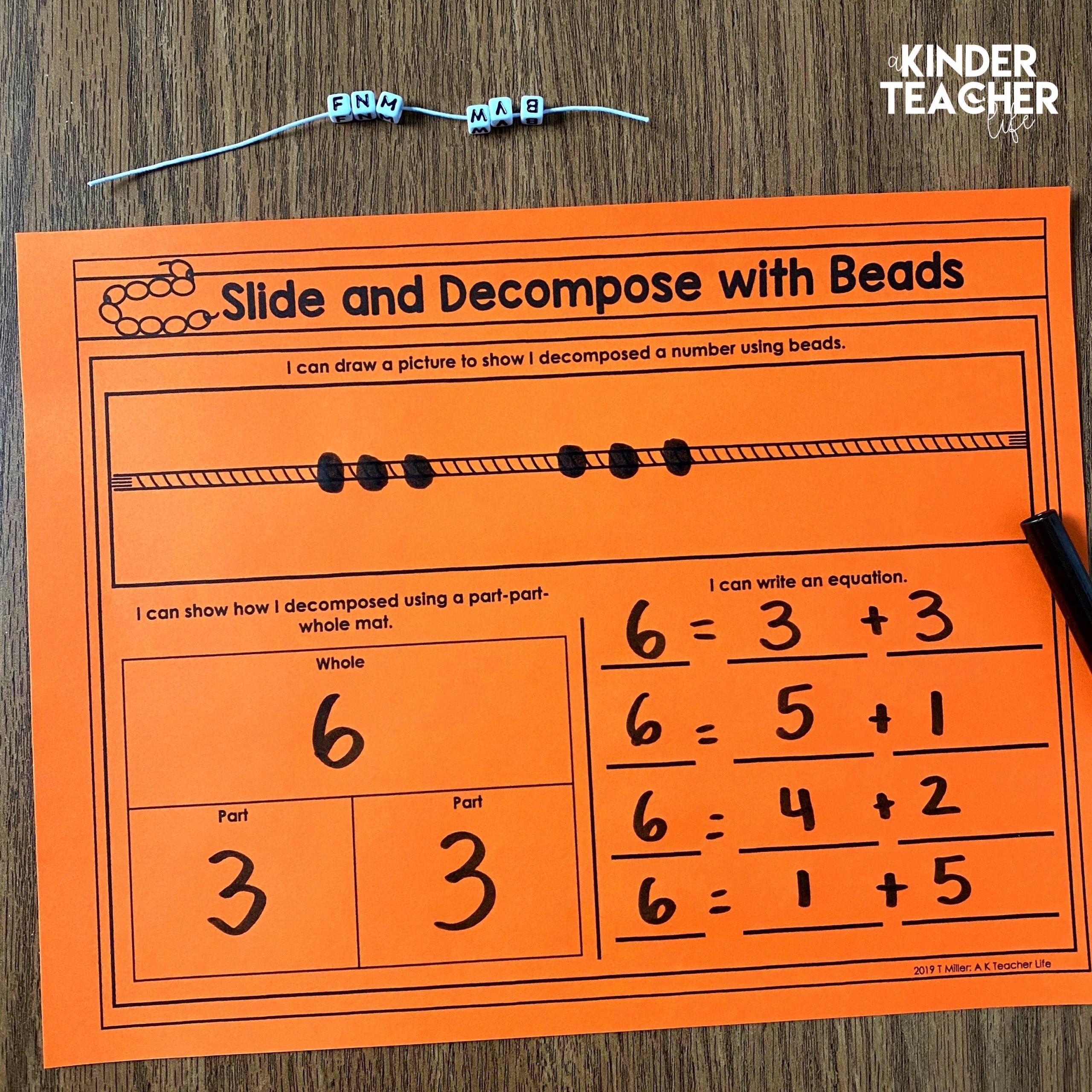 Slide and Decompose with Beads - Read this article to learn how to teach decomposing using hands-on activities. 