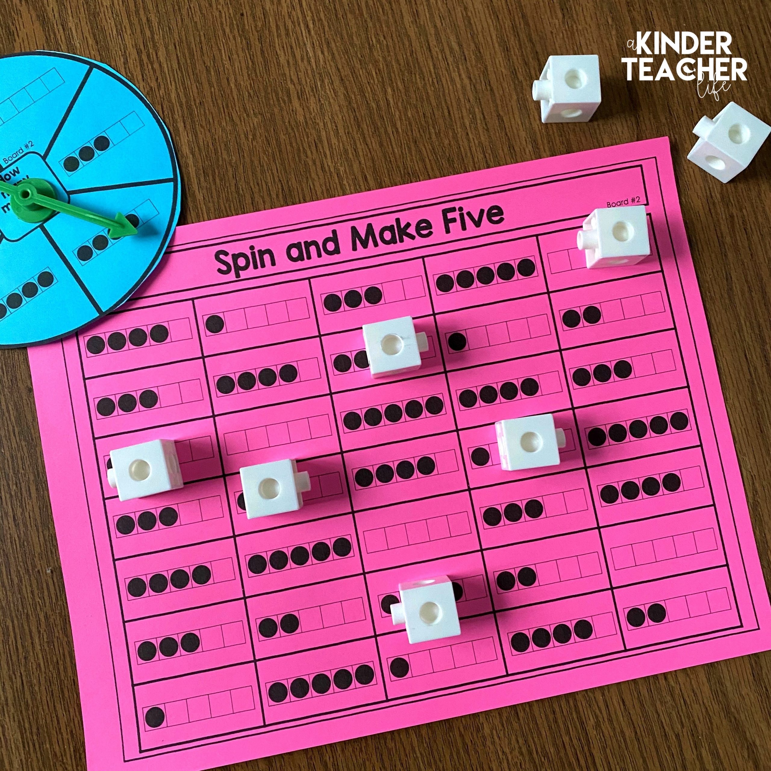 Spin and Make Five - Read this article to learn how to teach decomposing using hands-on activities. 