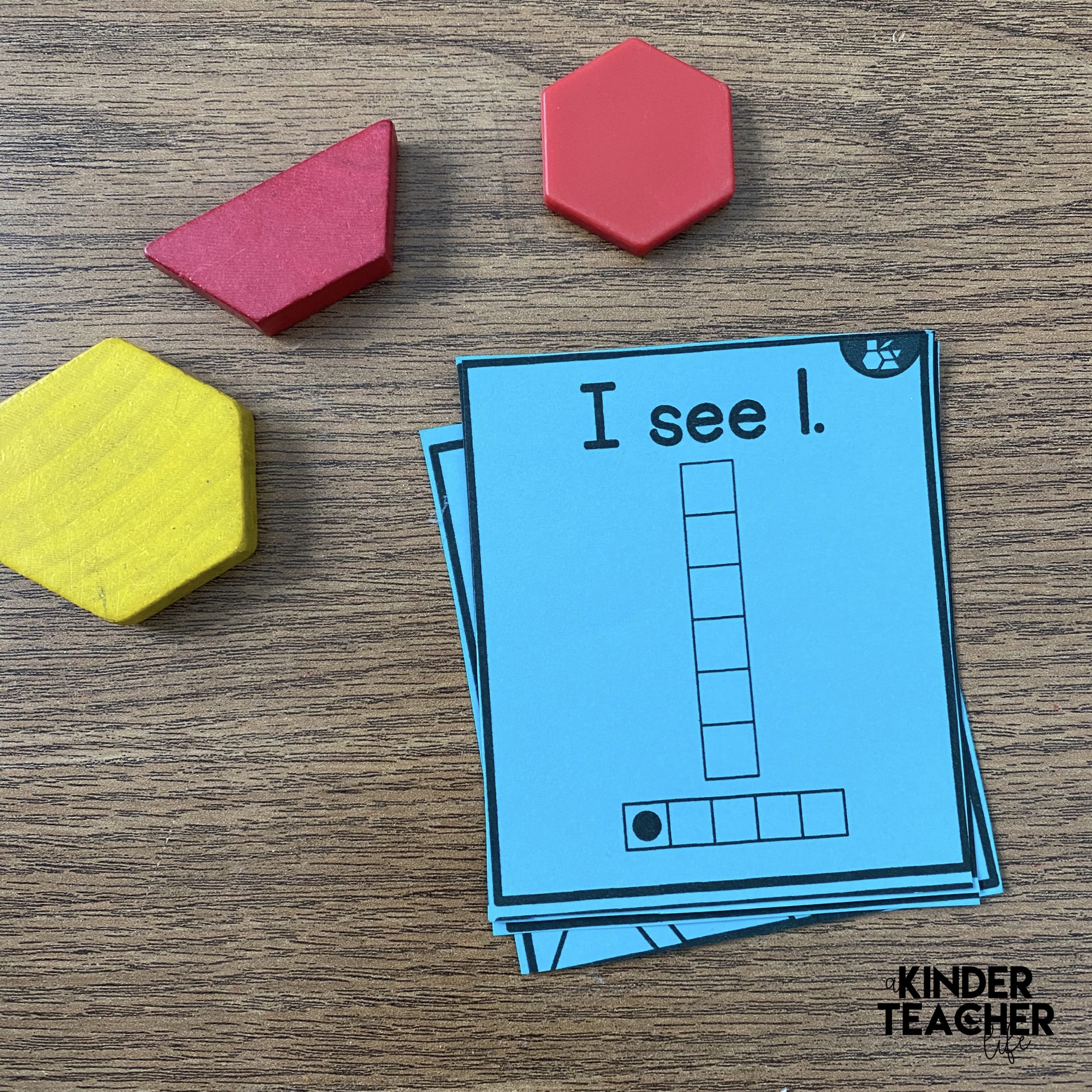 Pattern Block Task Cards - Use pattern blocks to build numbers and letters.