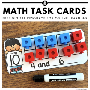 Spin and Make 10 - Freebie Math Game - A Kinderteacher Life