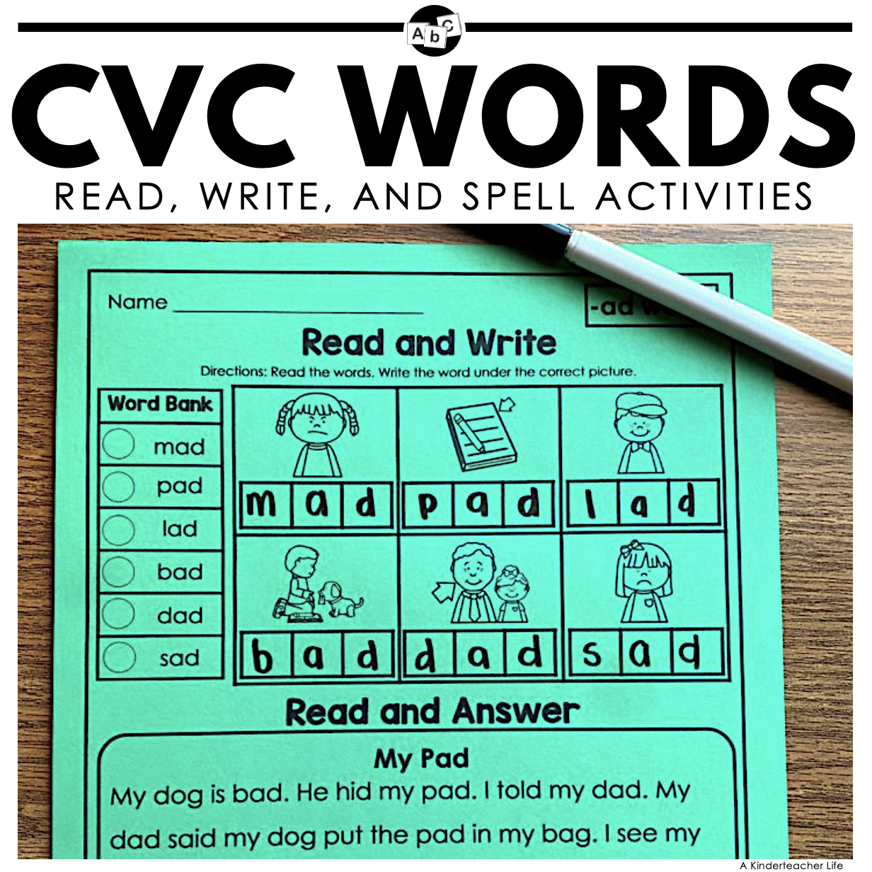 5 Activities to Teach Students How to Read CVC Words
