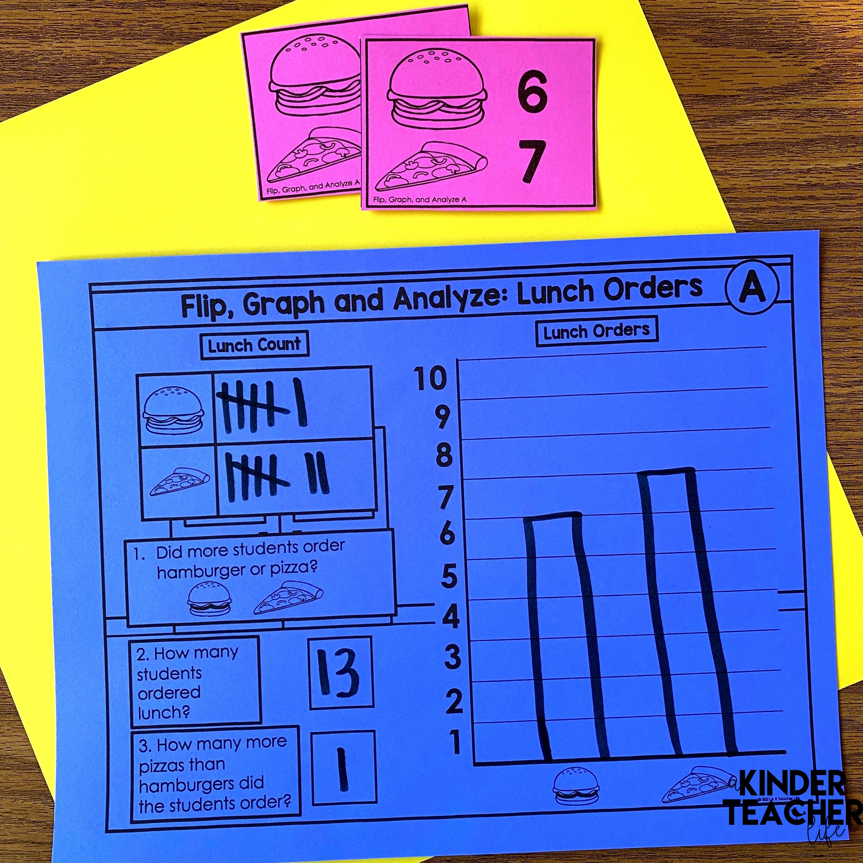 Hands-on graphing and data activities for kindergarten and first grade. 