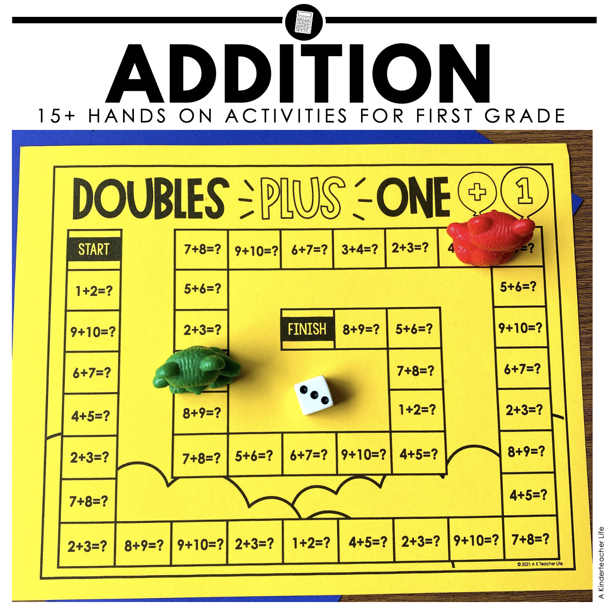 Addition Math Centers for First Graders