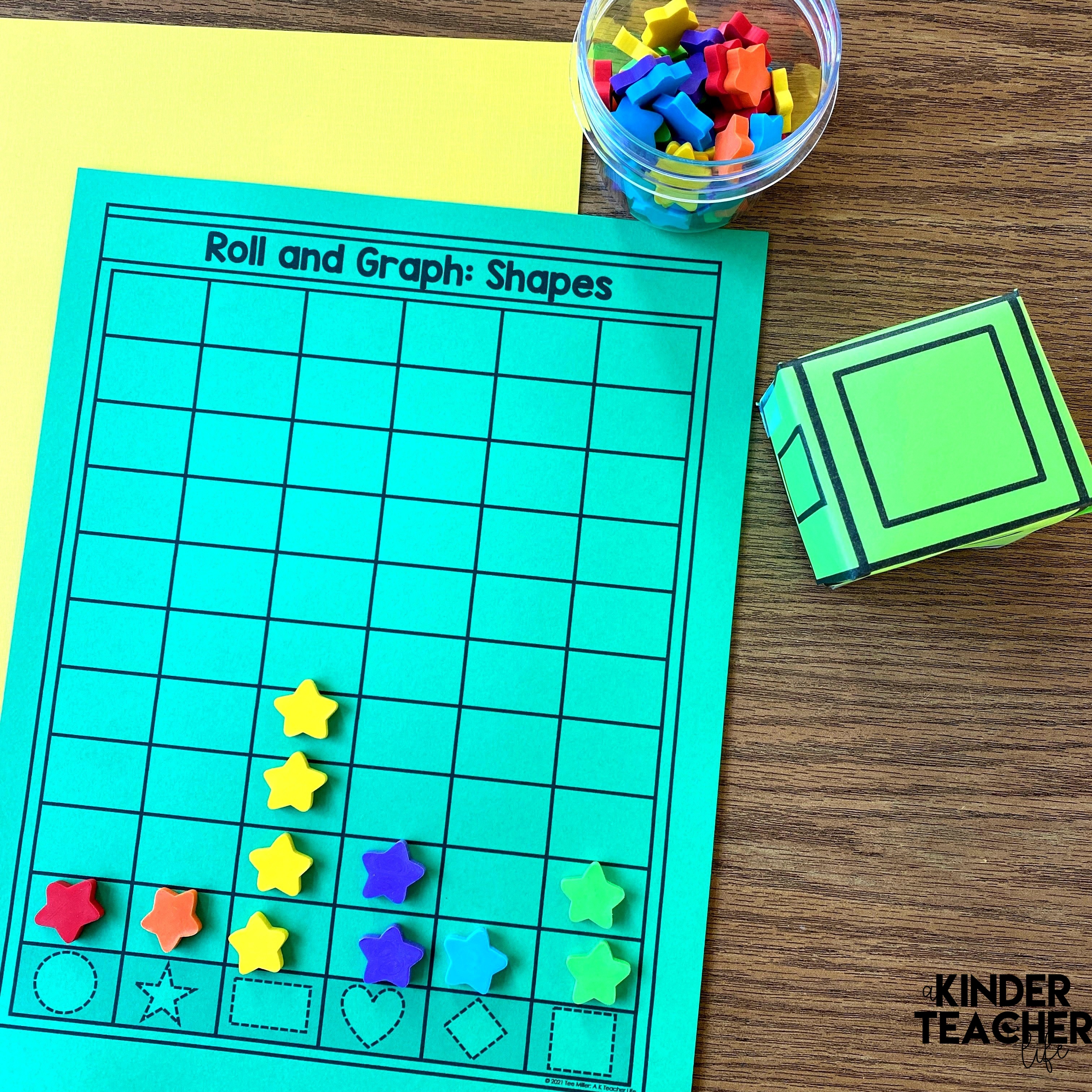 Hands-on graphing and data activities for kindergarten and first grade. 
