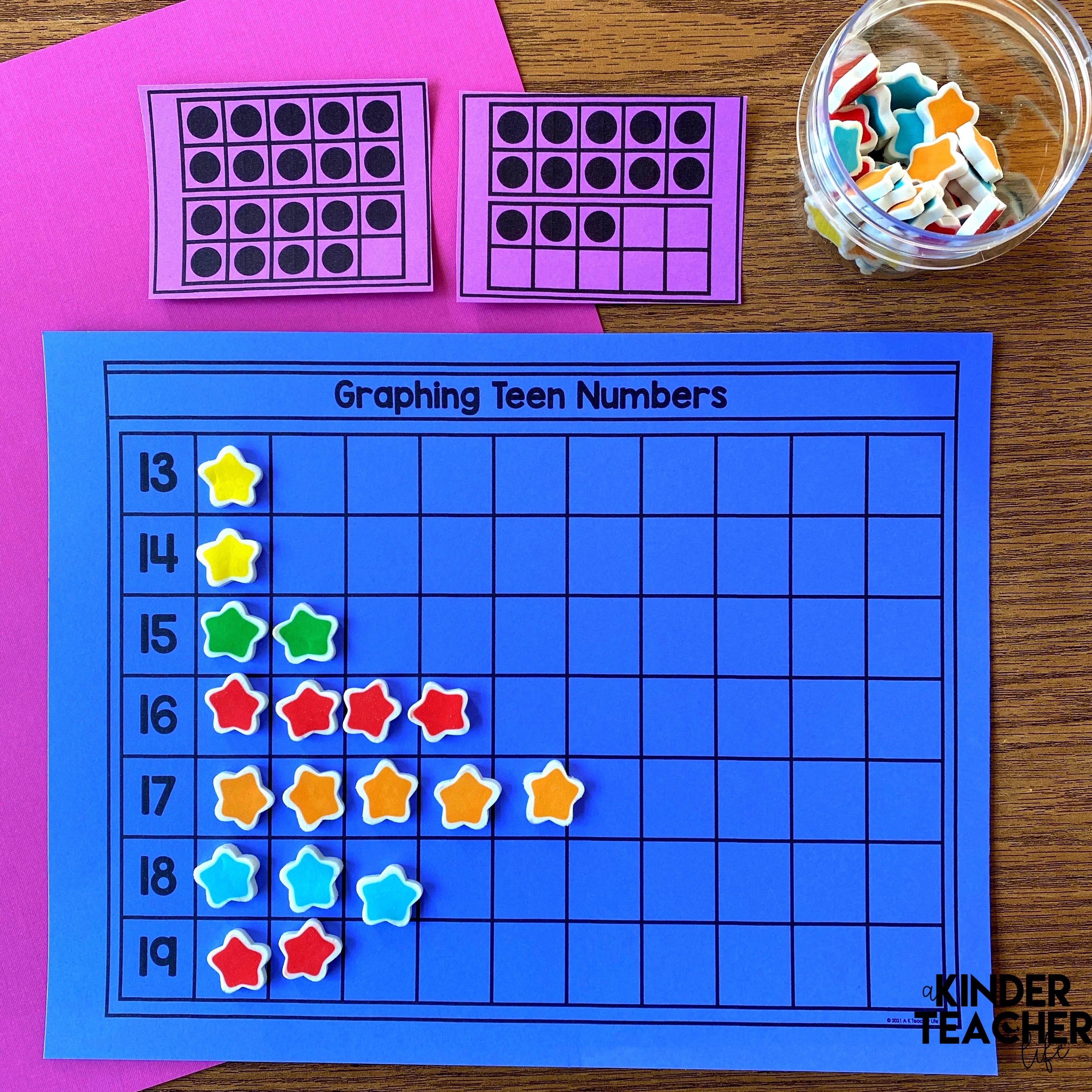 Hands-on graphing and data activities for kindergarten and first grade. 