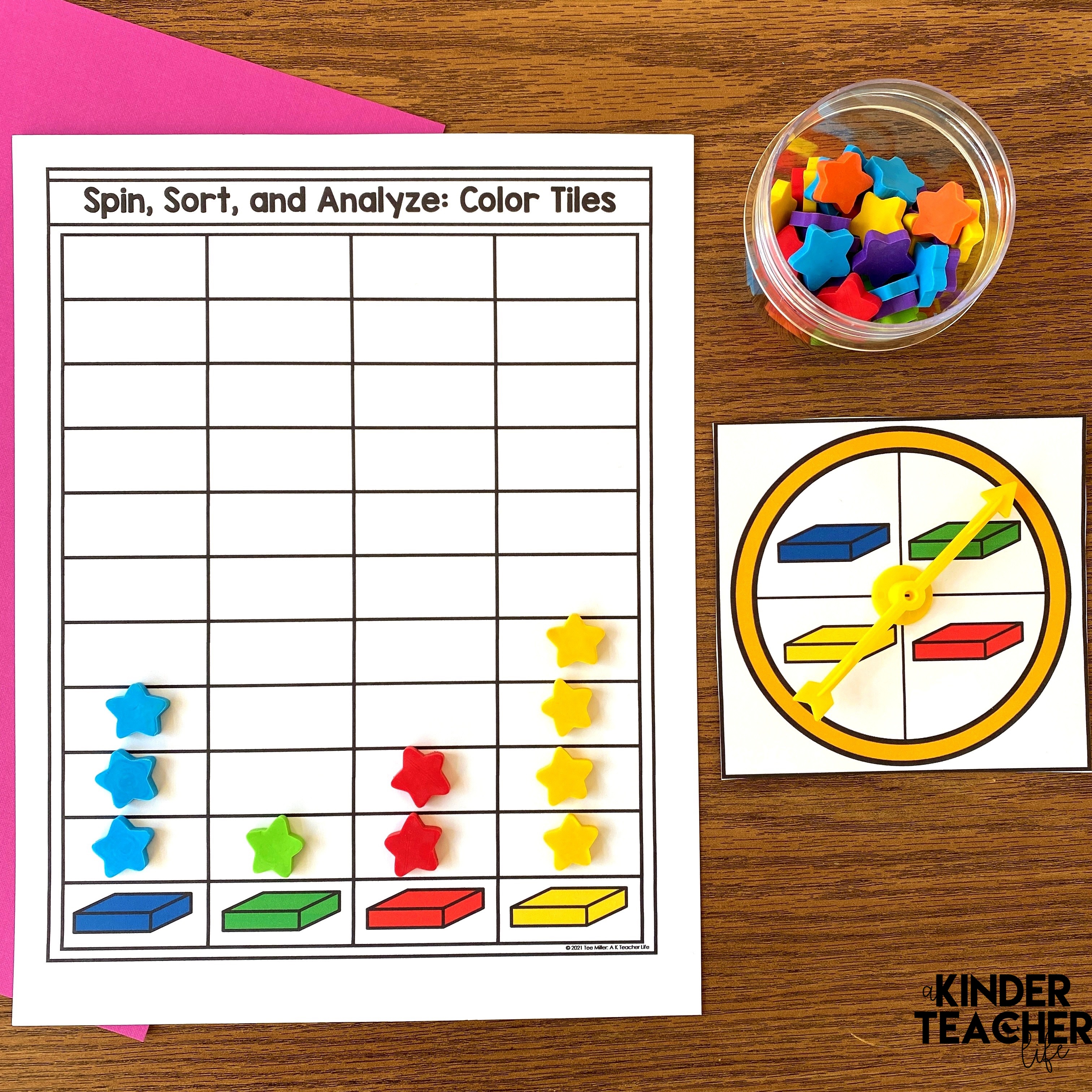 Hands-on graphing and data activities for kindergarten and first grade. 