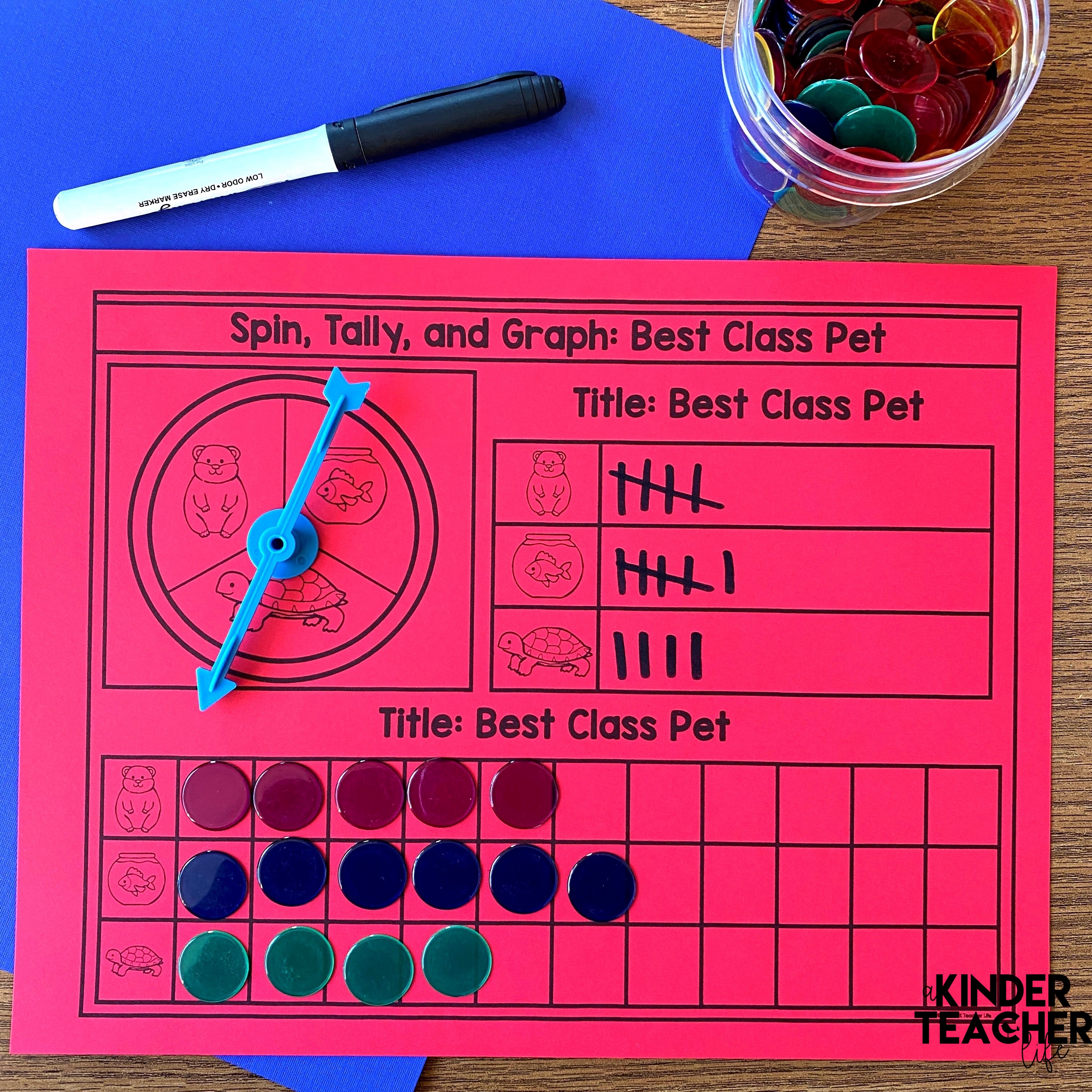 Hands-on graphing and data activities for kindergarten and first grade. 