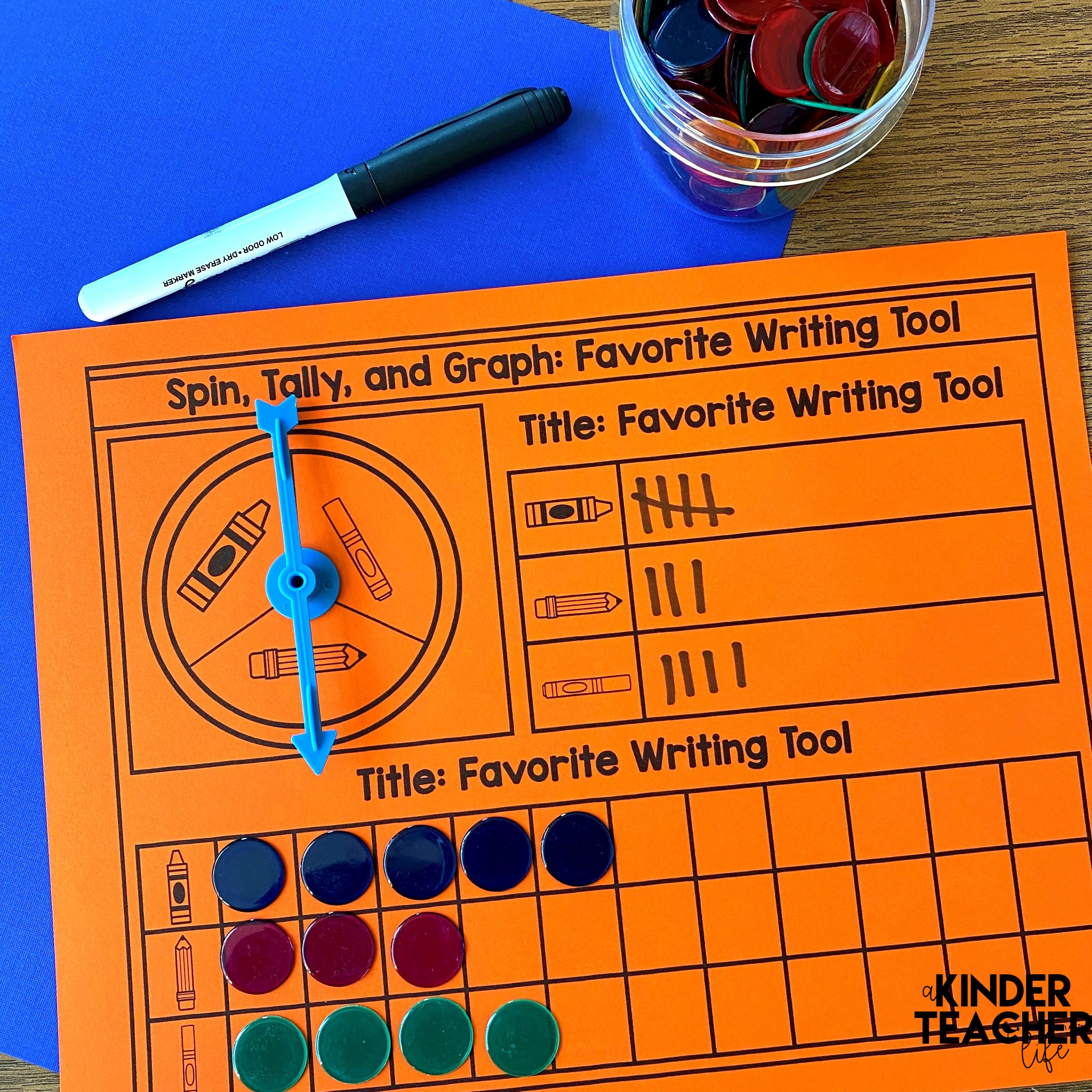 Hands-on graphing and data activities for kindergarten and first grade. 