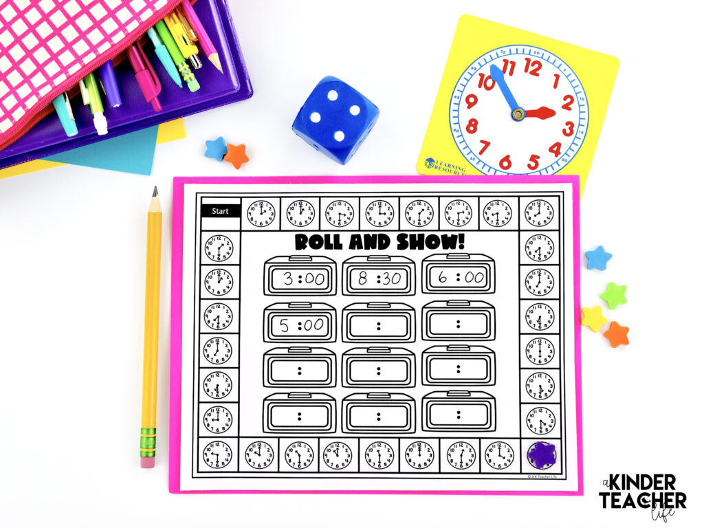  The best low-prep telling time activities for kindergarten and first grade. 