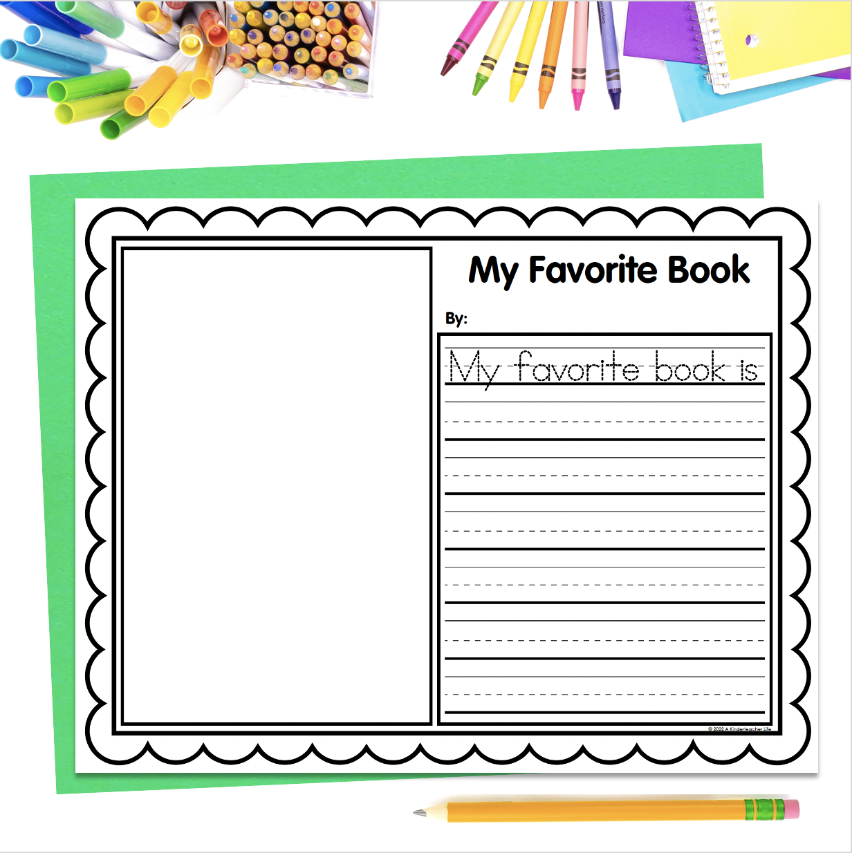 My Favorite book Opinion Writing freebie