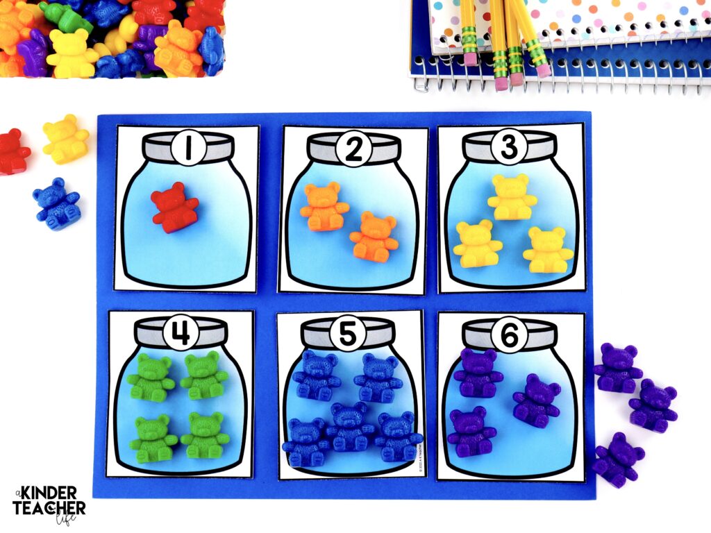 Preschool counting activities and printables 