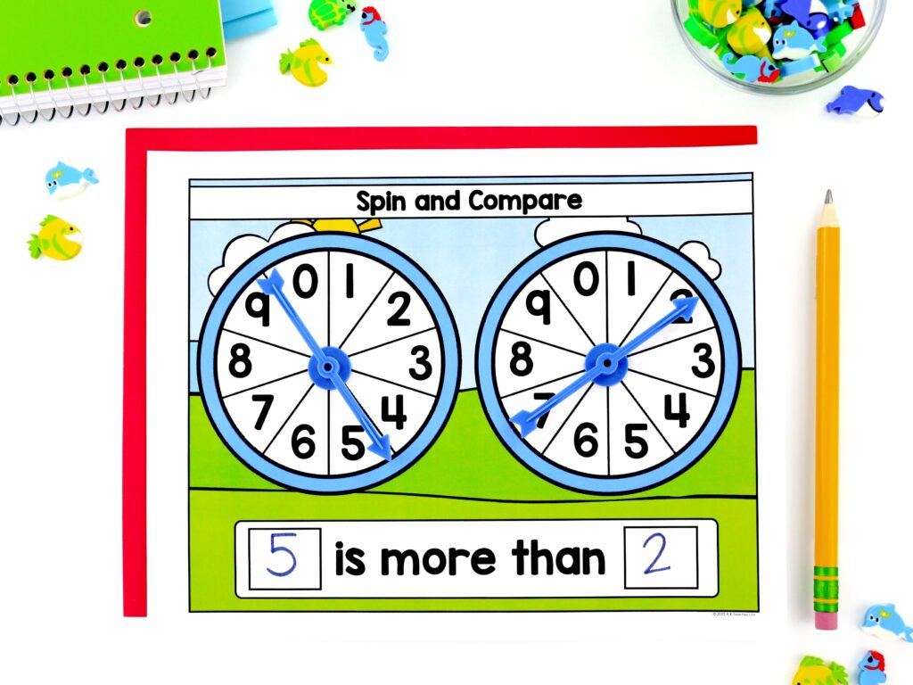 Kindergarten Review Math Centers