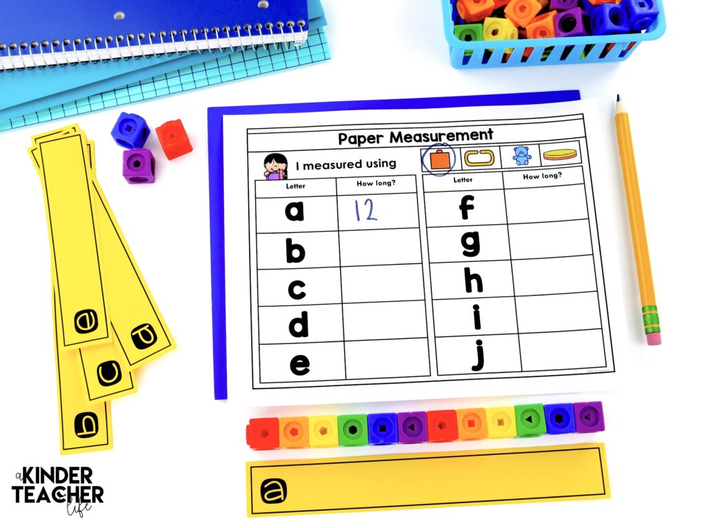 Measurement Math Centers 