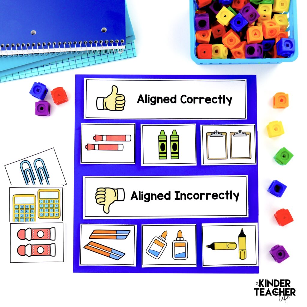 Best Measurement Activities - Teach students how to align objects correctly. 
