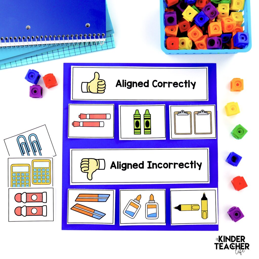 Best Measurement Activities - Teach students how to align objects correctly.