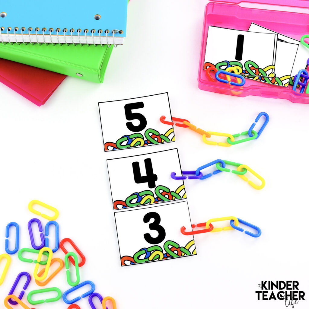Launching Kindergarten math centers in September tricks and tips.